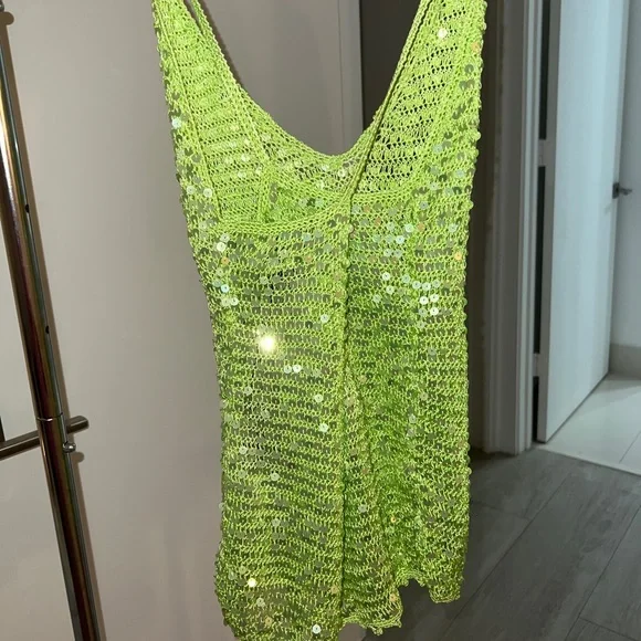 Retrofete Molly Sequin Crotchet Top - Picture 4 of 10